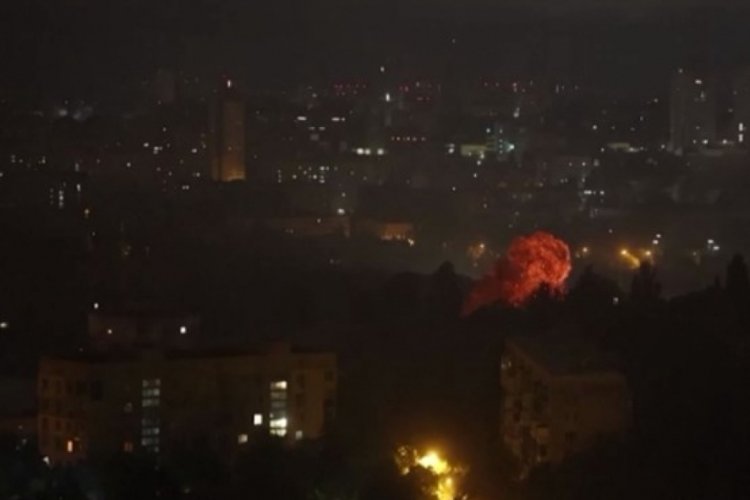 Rusya'dan Kiev'e dronlu saldırı