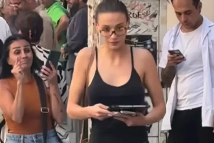 Sümeyye Aydoğan hayranına sırtını döndü