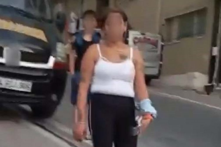 Çevreye zarar verip bekçilere taşkınlık çıkaran 2 kadın gözaltına alındı