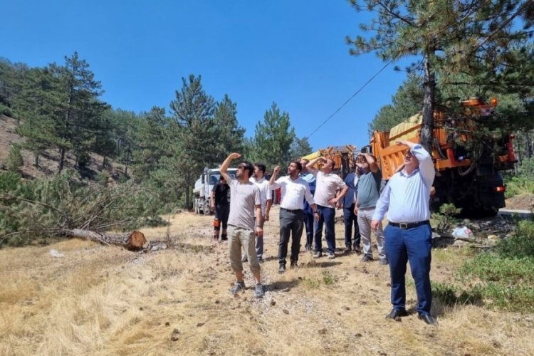 Ağıralioğlu, Bursa'da yangın bölgesinde!