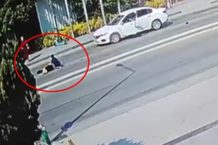 Acılar içinde bile annesine koştu... Bursa'da yürek burkan anlar...