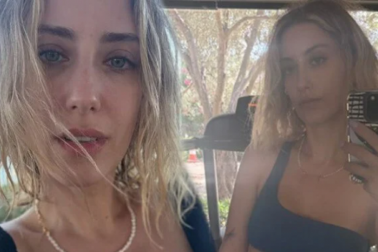 Hazal Kaya'dan spor salonundan paylaşım