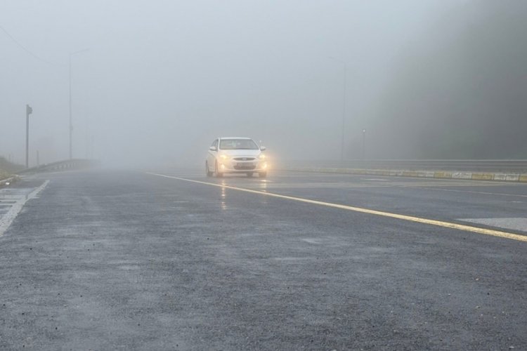 Bolu Dağı'nda sis etkili oluyor: Görüş mesafesi 25 metre