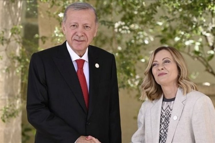 Erdoğan Meloni görüşmesi başladı! 