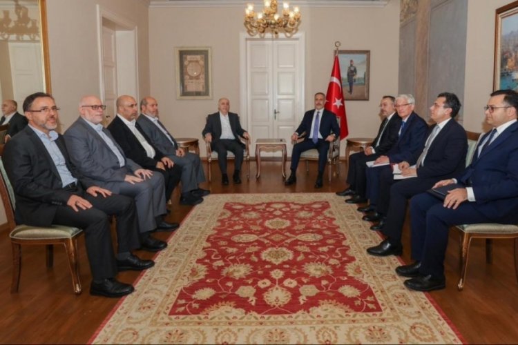 Bakan Fidan, Hamas heyetiyle bir araya geldi