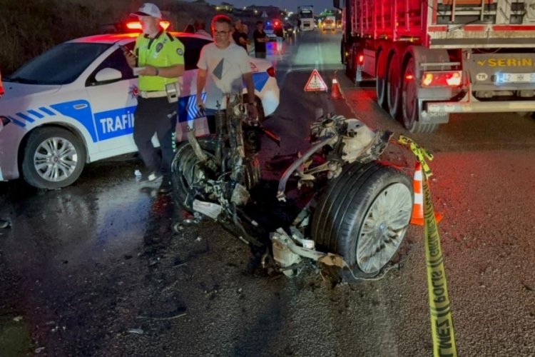 Tırla çarpışan otomobilin sürücüsü hayatını kaybetti!