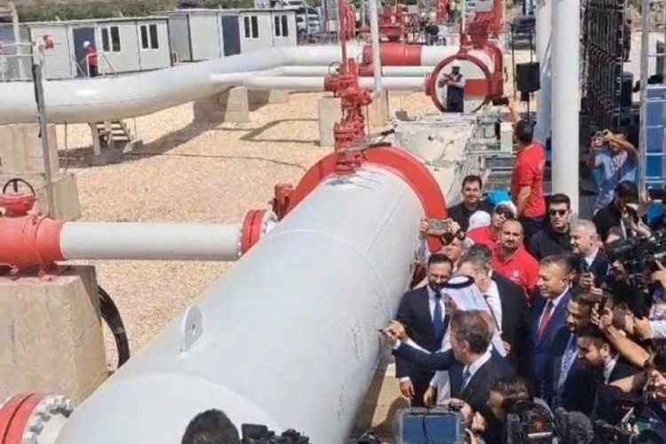 Türkiye-Suriye Doğal Gaz Boru Hattı açıldı