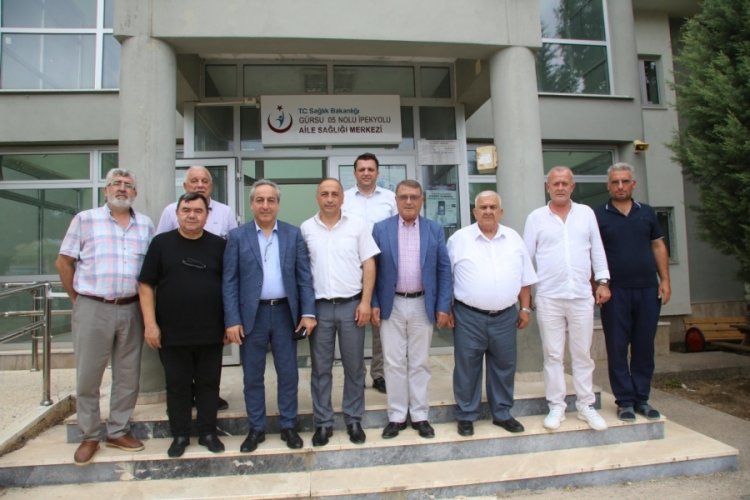 BESOB'dan yangın bölgesine destek ziyareti