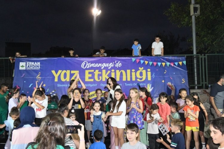 Bursa Osmangazi'de yaz etkinlikleri mahallelere neşe getirdi