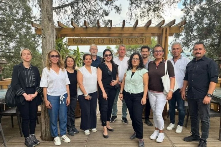 Harmancık'a geçmiş olsun ziyareti