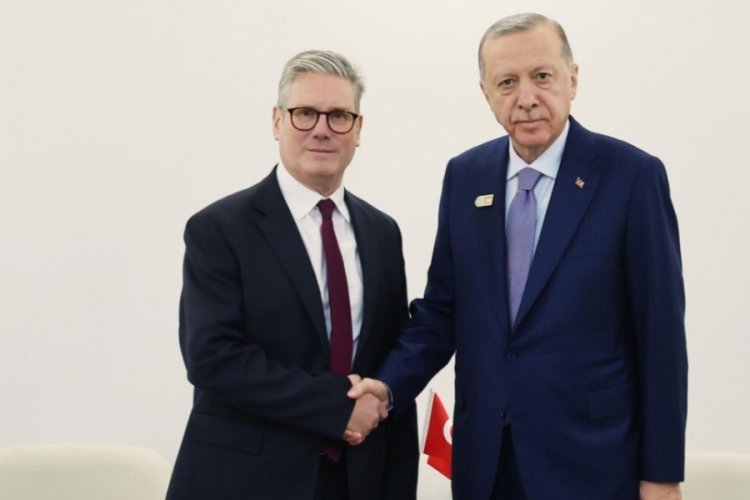 Cumhurbaşkanı Erdoğan, İngiltere Başbakanı Starmer ile görüştü 