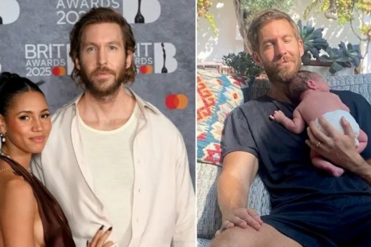  Calvin Harris'ten doğum yapan eşi Vick Hope'a: Benim karım bir süper kahraman! 