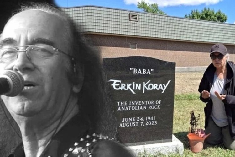 Seyyal Taner, Erkin Koray'ın mezarını ziyaret etti