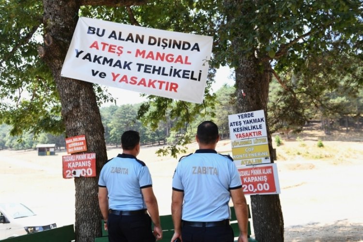 Bursa'da zabıta ekipleri orman yangınlarını önlemek için denetimde!