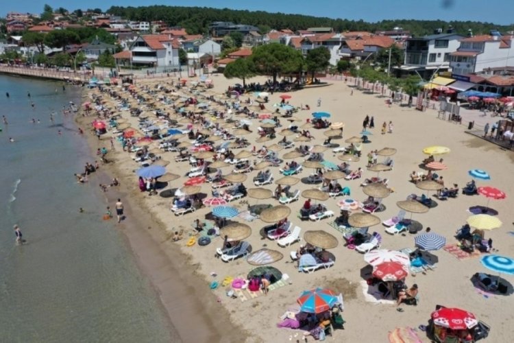 O üç plajda denize girme yasağı kalktı