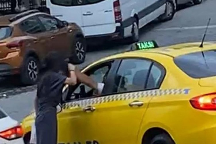 Taksici dehşeti! Tartıştığı genç kızı yumruk atarak bayılttı