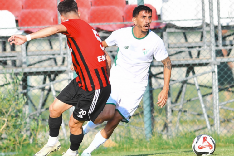 Bursaspor hazırlık maçında ikinci galibiyetini aldı! 