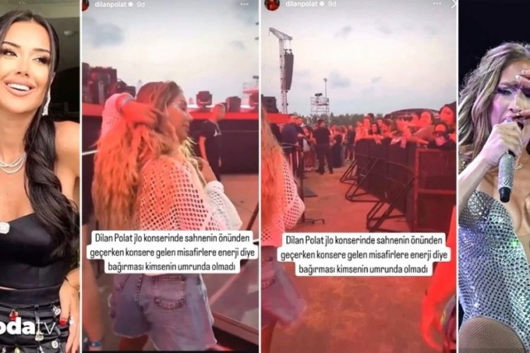 Dilan Polat, JLo konserinde 'enerji' diye bağırdı, kimse reaksiyon göstermedi