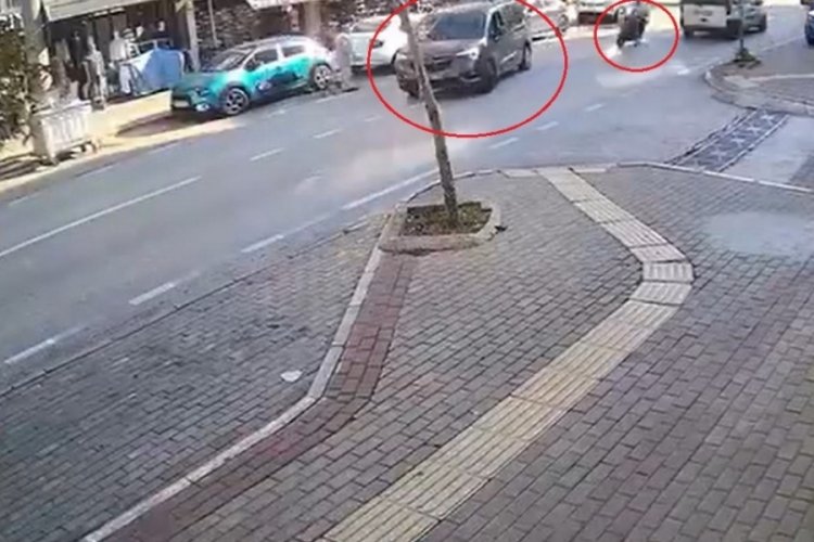 Bursa'da dikkatsizlik kazaya yol açtı!