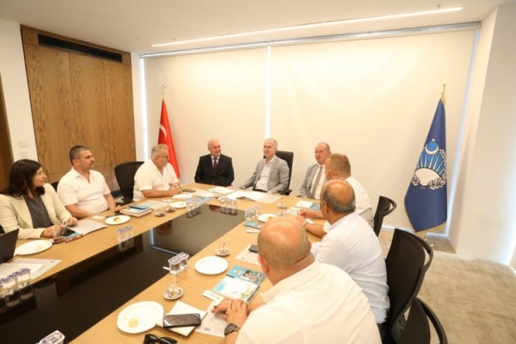 Bursa'da zabıta müdürleri İnegöl Belediyesi'ne konuk oldu