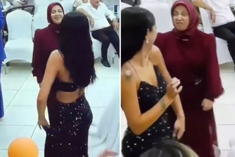Kızının dans figürleri anneyi çileden çıkardı! Yüz hatlarına dikkat...