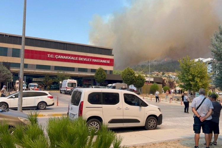 Çanakkale Valiliği açıkladı: Hastane kısmen tahliye edildi 