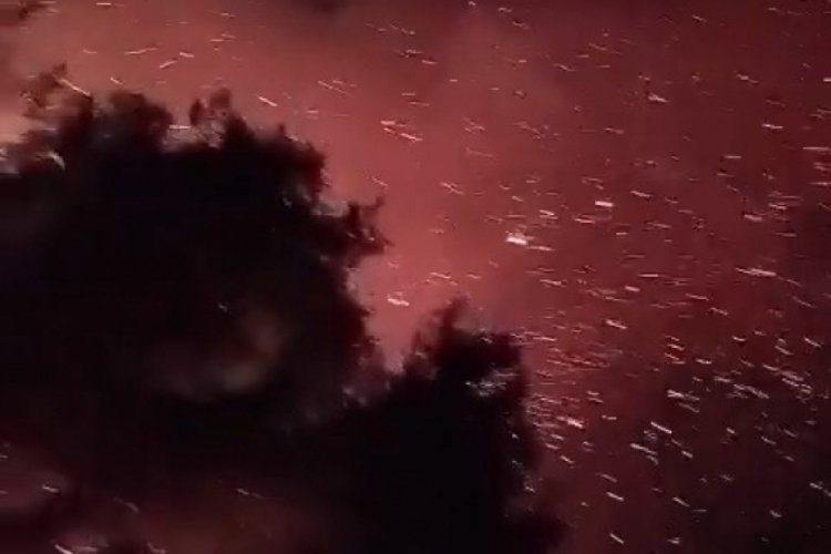 Yangınla mücadele gece saatlerinde de devam ediyor