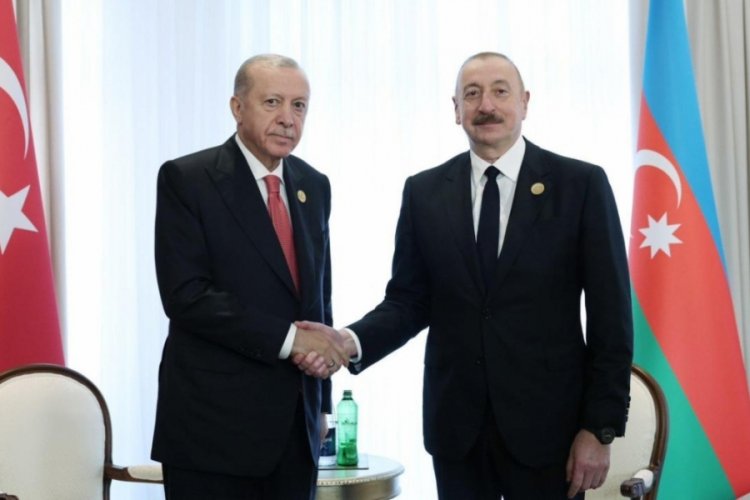 Cumhurbaşkanı Erdoğan Azerbaycan Cumhurbaşkanı Aliyev ile görüştü