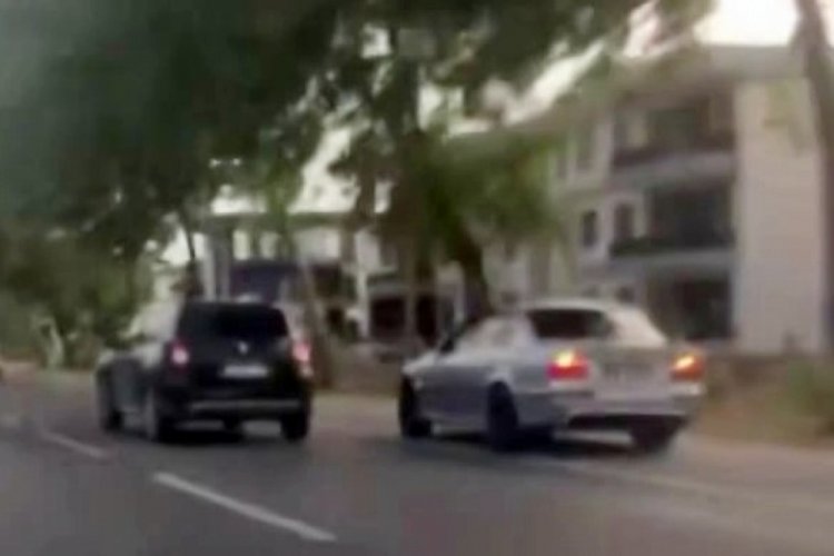 Konvoyda makas ata ata gitti! Yediği ceza büyük oldu...