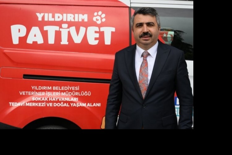 Yıldırım'da patili canlara mobil hizmet