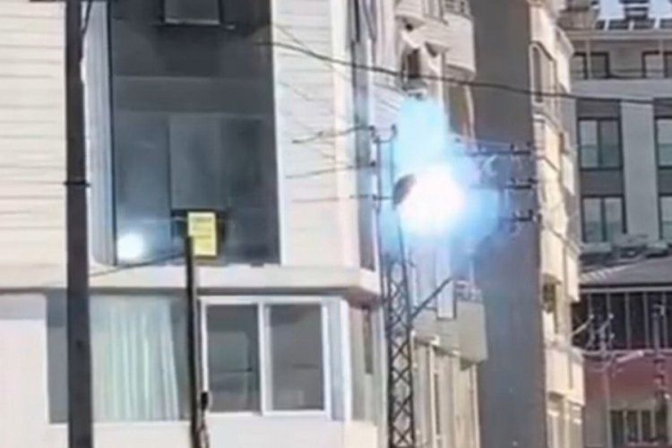 Kavurucu sıcaklar yangına yol açtı! Kablolar patladı, teller koptu