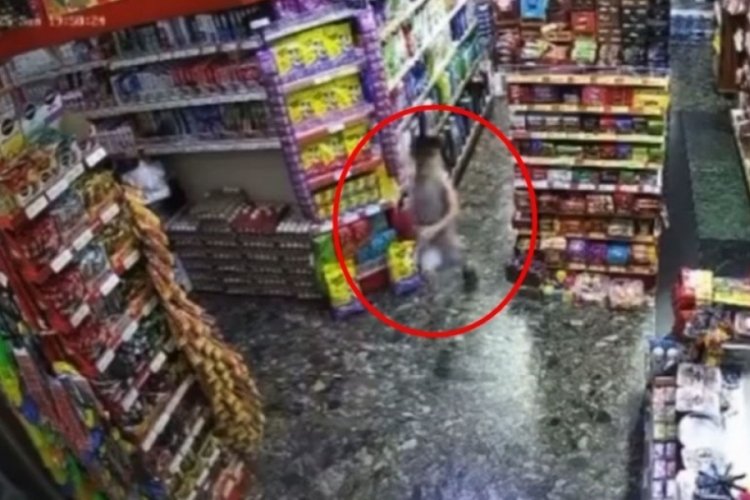 Bursa'da deprem paniği kamerada!
