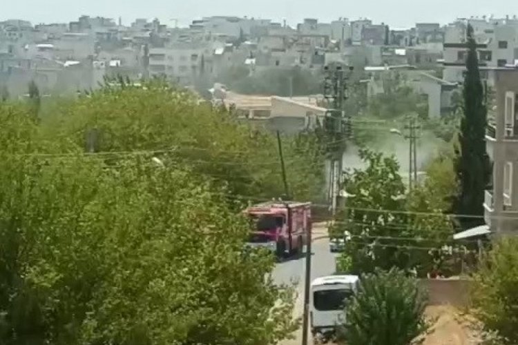 Sıcaklığa dayanamayan trafo alev aldı 