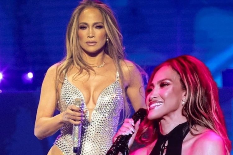  Jennifer Lopez'e sahnede çekirge şoku 