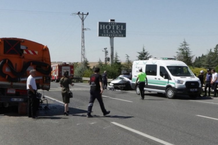 İş görüşmesine giden mühendis kazada hayatını kaybetti