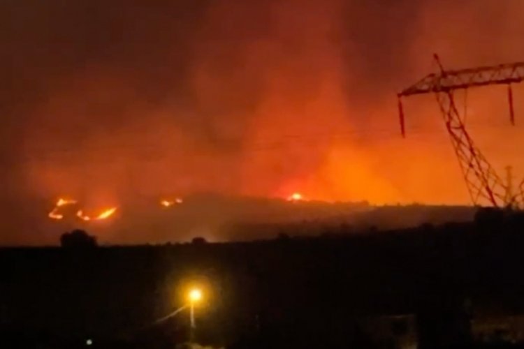 Manisa'da orman yangınlarıyla mücadele devam ediyor...