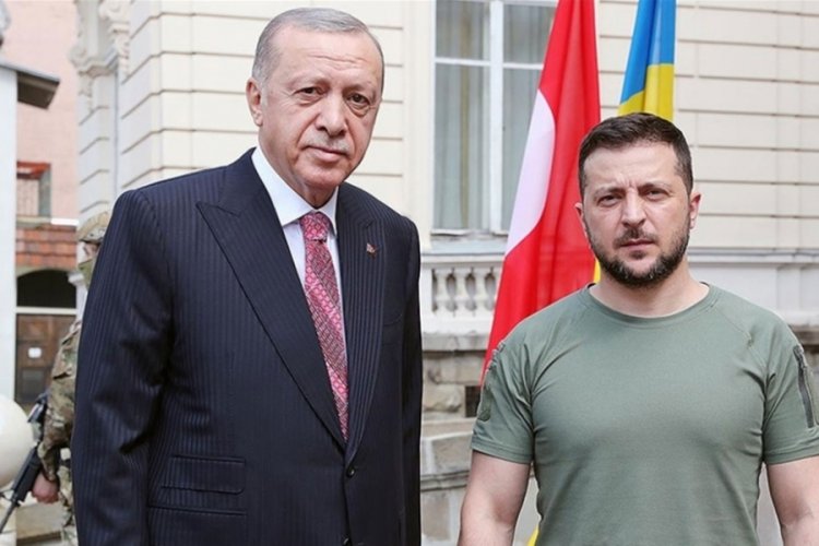 Cumhurbaşkanı Erdoğan, Ukrayna Devlet Başkanı Zelenski ile görüştü