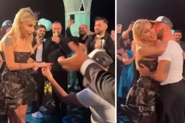 İrem Derici, Eda Sakız-Burak Bulut çiftinin düğününde evlilik teklifi aldı