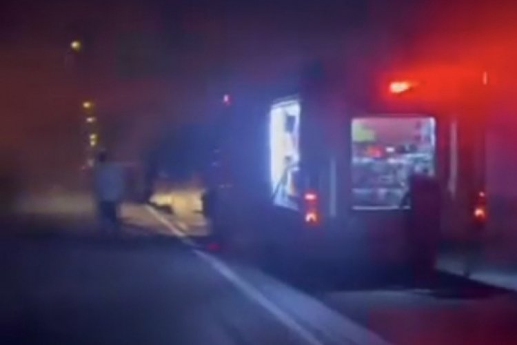 Kaza sonrası yangın çıktı: Feci ölüm!