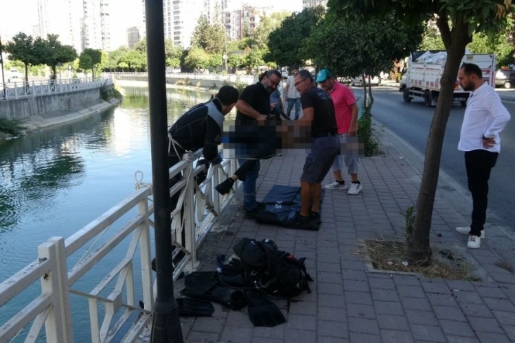 Sıcaktan bunalıp atladığı kanaldan cesedi çıkarıldı! Ölümün böylesi...