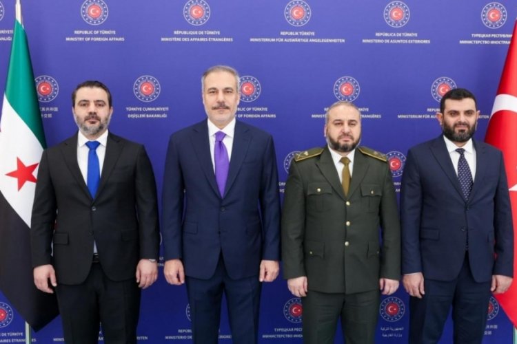 Bakan Fidan, Suriyeli mevkidaşı Şeybani ile bir araya geldi