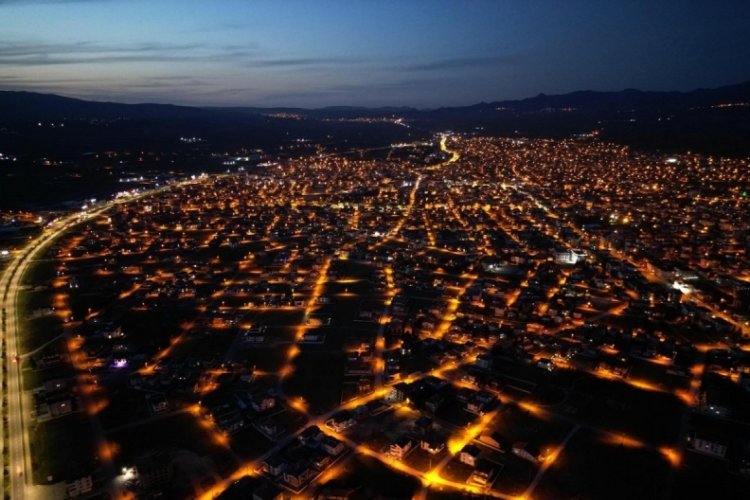 Bolvadin'de gün batımı manzarası sosyal medyada büyük ilgi gördü