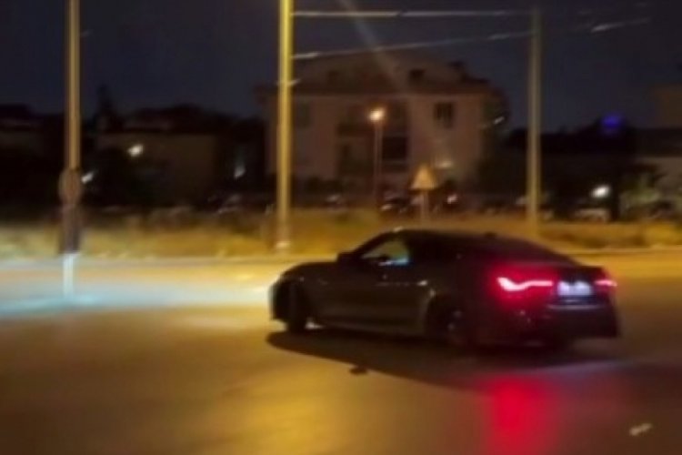 Ehliyetsiz sürücü driftin bedelini pahalı ödedi