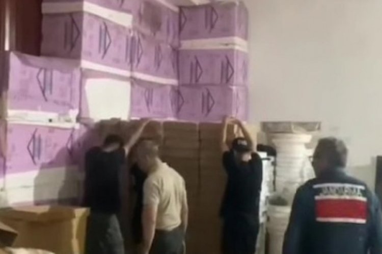 Niğde'de 1 milyon 315 bin doldurulmuş makaron ele geçirildi