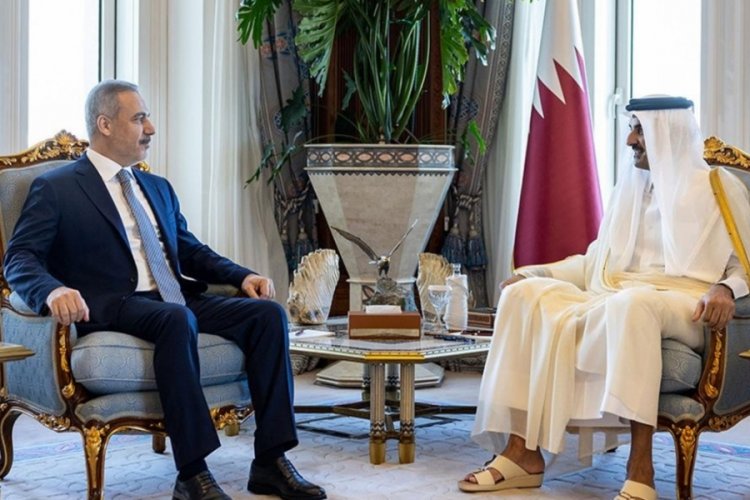 Bakan Fidan, Katar Emiri Al Thani tarafından kabul edildi
