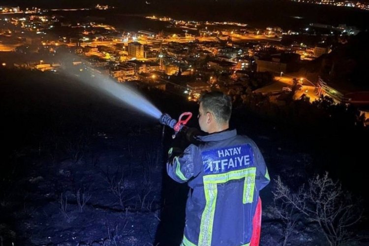 Hatay'da çıkan yangından sevindiren haber...