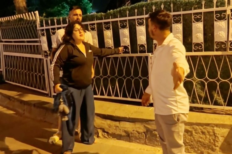 Erkek arkadaşıyla tartışınca köprüden atlamak istedi! Polis müdahalesi geldi...