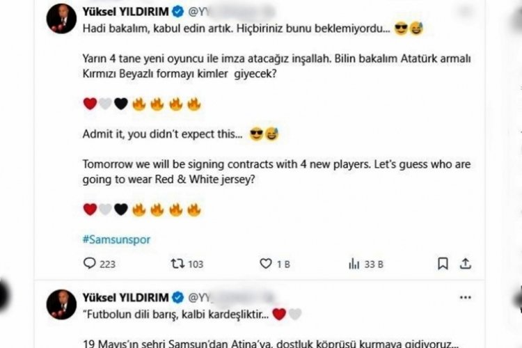 Samsunspor'da 4 imza birden