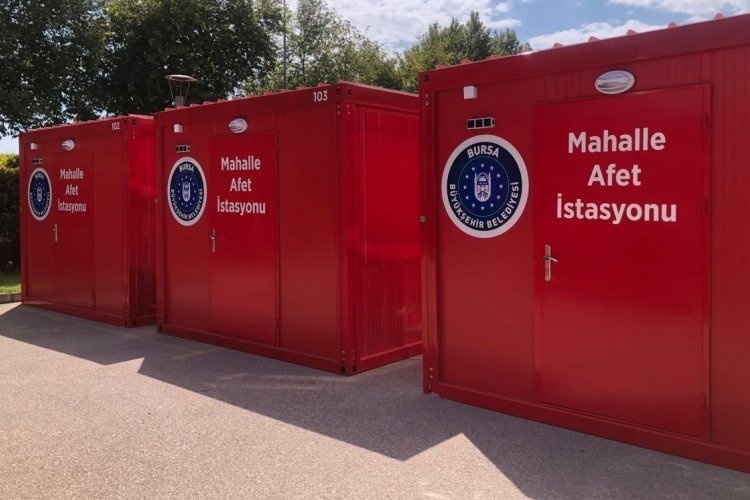 Bursa'da "Mahalle Afet İstasyonları" hayata geçirildi