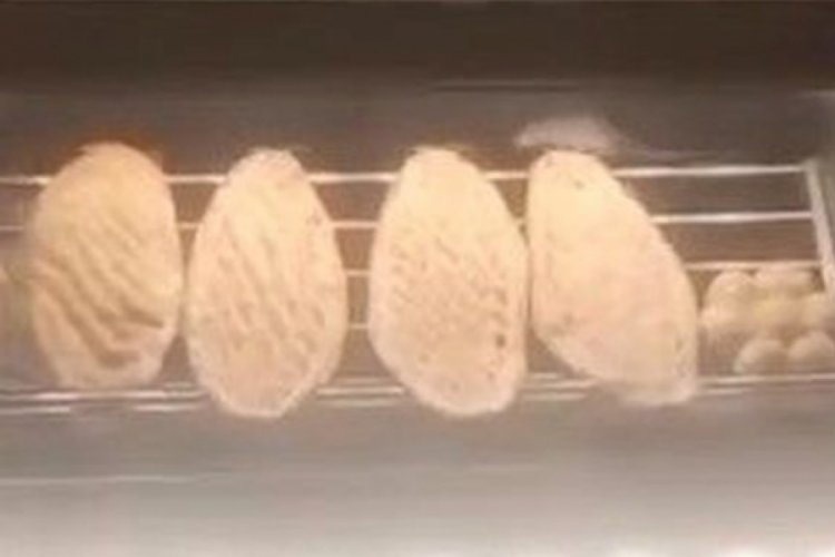 Ekmek fırınında mide bulandıran görüntü!